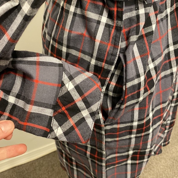 NEW Flannel Shirt Dress - Picture 4 of 4